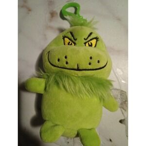 Aurora World Dr. Seuss Baby Grinch Key Chain Plush Holiday‎ Christmas Decorative